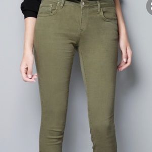 Zara Woman’s Jeans, Khaki, Size 2